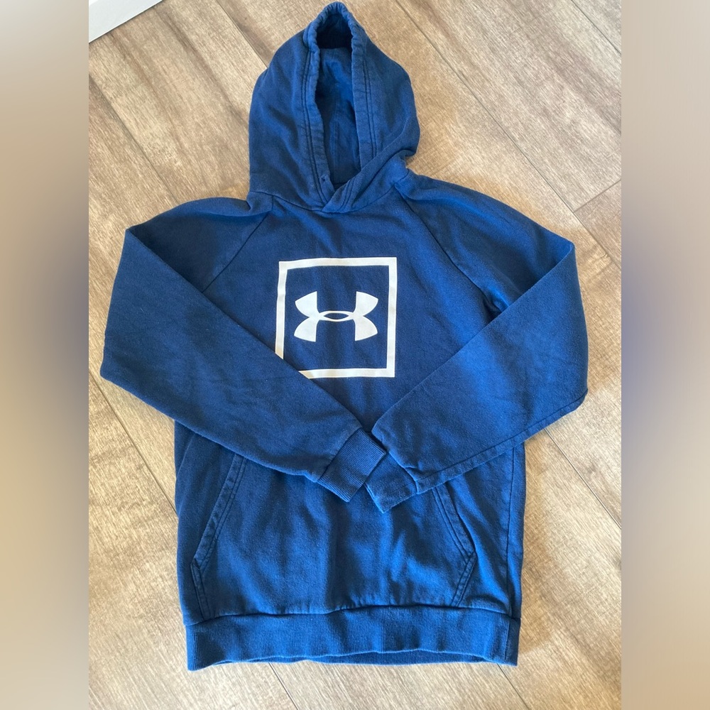 Under Armour Mens S navy blue hoodie